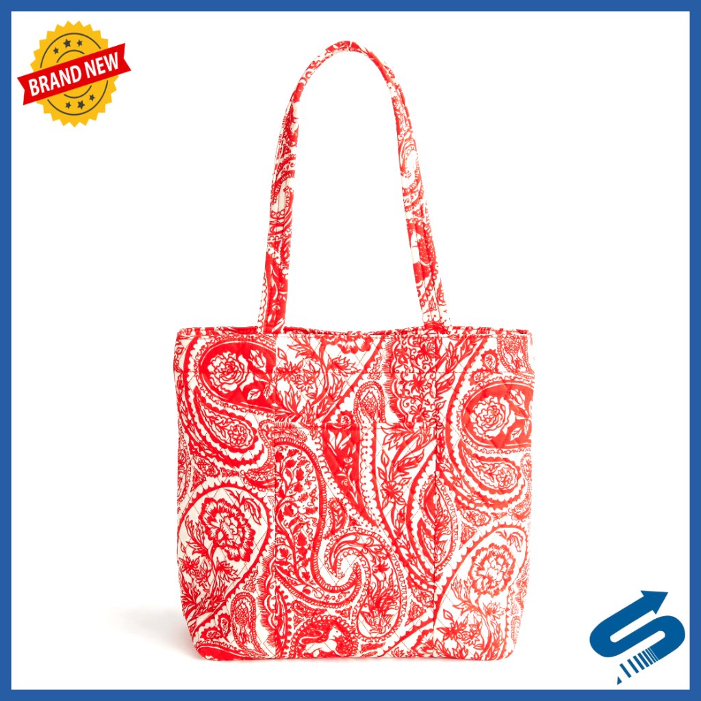Premium Cotton Small Tote Bag With Multiple Pockets